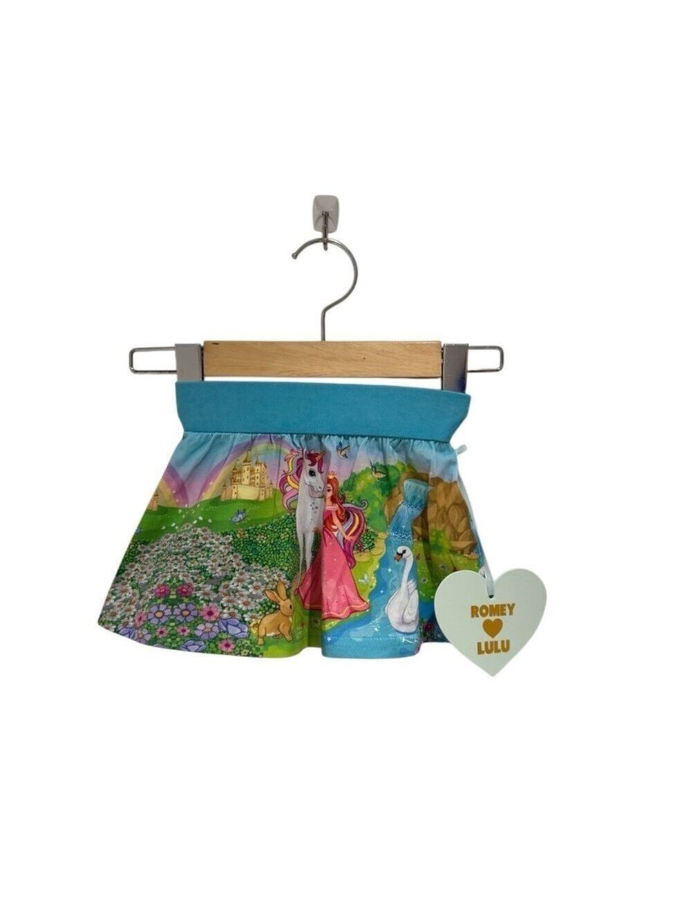 Kids Princess Unicorn Print Skirt - size 1T (would fit 2T as well)